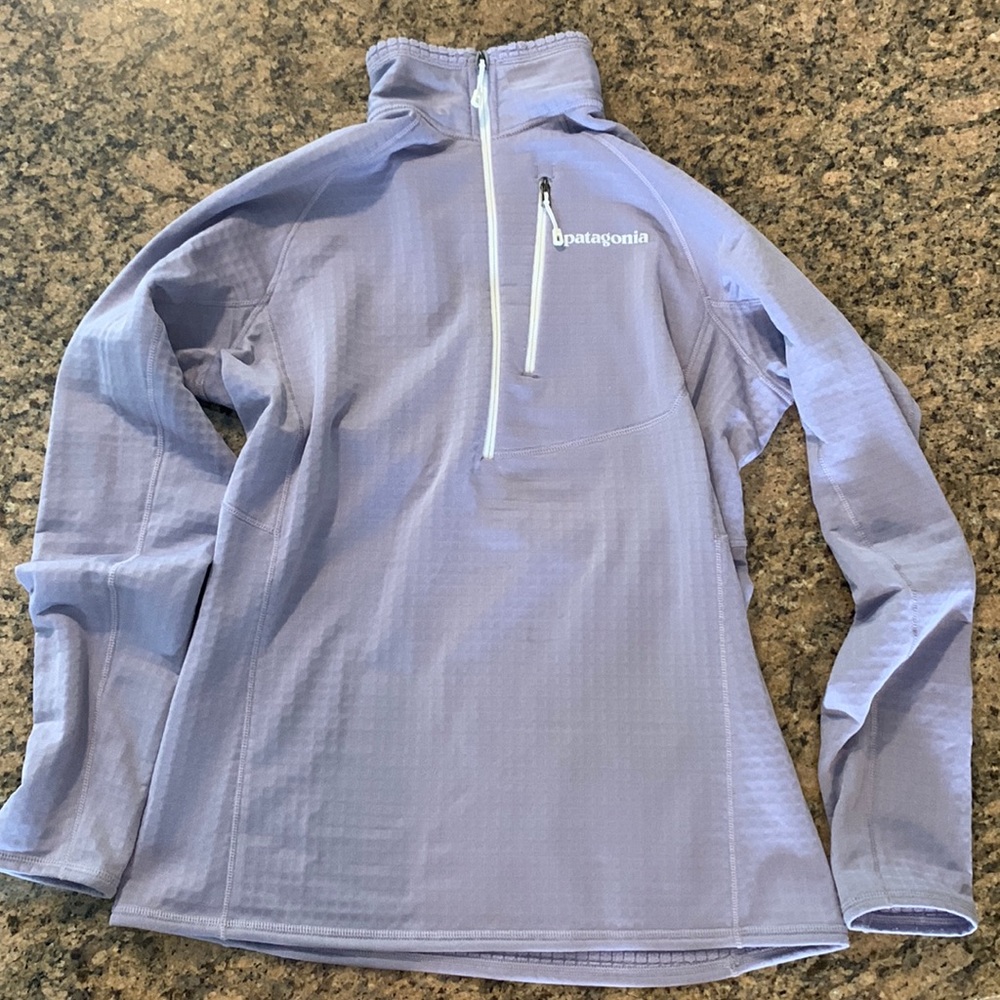 Womens Patagonia quarter zip micro grid fleece